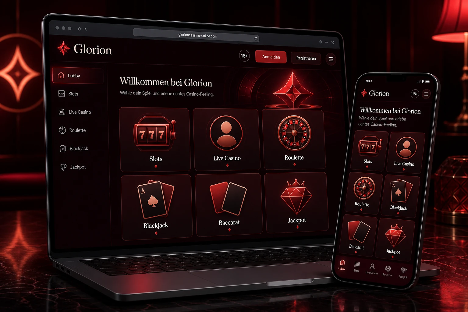 Spiele im Glorion Online Casino